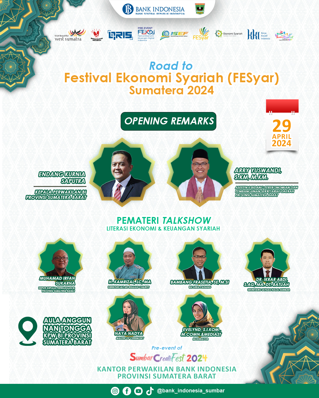 Road to : Festival Ekonomi Syariah (FESyar) Sumatera 2024